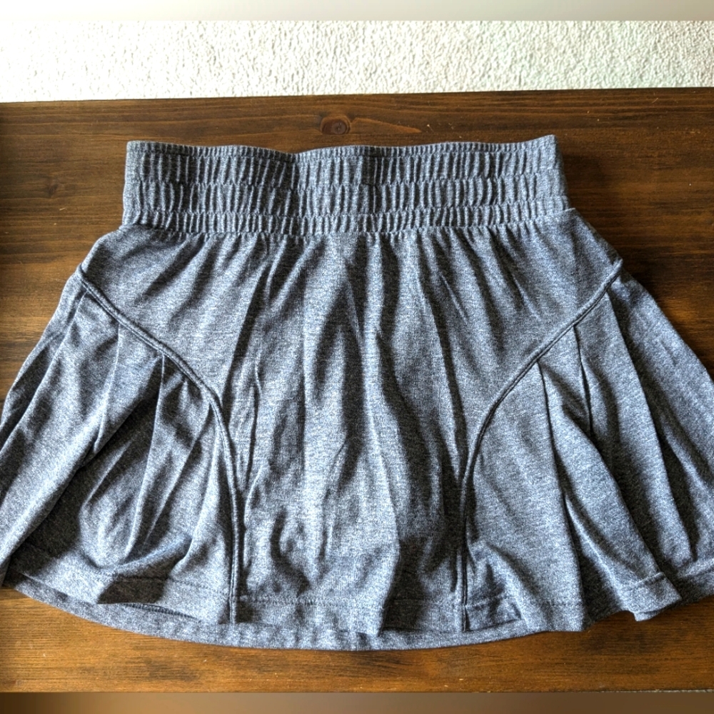 Gray Athletic Skirt